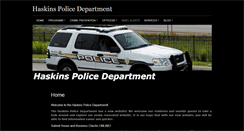 Desktop Screenshot of haskinspolice.org